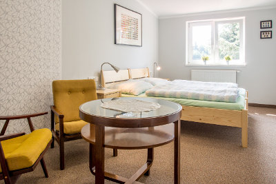 Unterkunft bei Karlovy Vary (Karlsbad), Erzgebirge - Doppelzimmer Pension Rieger